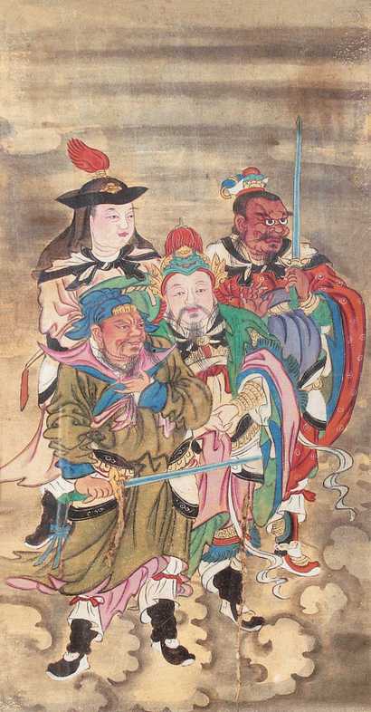佚名 人物 镜心